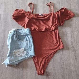 Charlotte Russe Boho Bodysuit